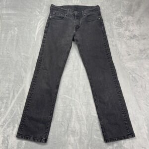 Levi's 559 Jeans Womens 29x32 Gray Denim Red Tab Dark Wash Comfort Straight Leg